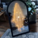 Halloween Ghost Mirror Night Light Cute Halloween Home Accessories Spooky Halloween Hologram Ghost Hallowmas Decor